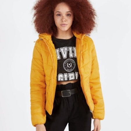 Hooded puffer jacket